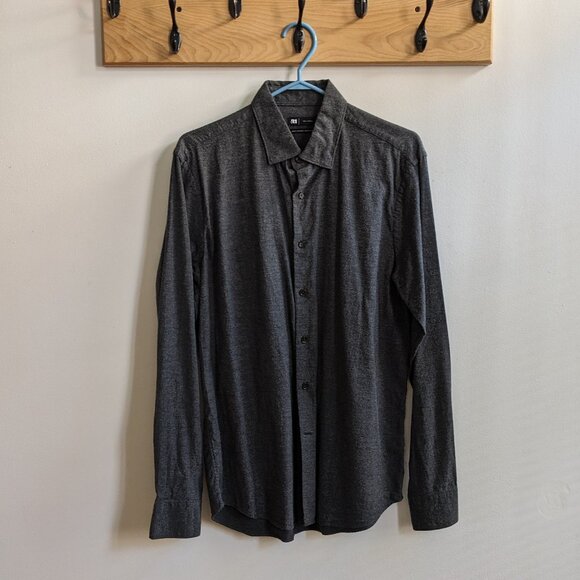 Flannel shirt - Charcoal - Picture 1 of 3